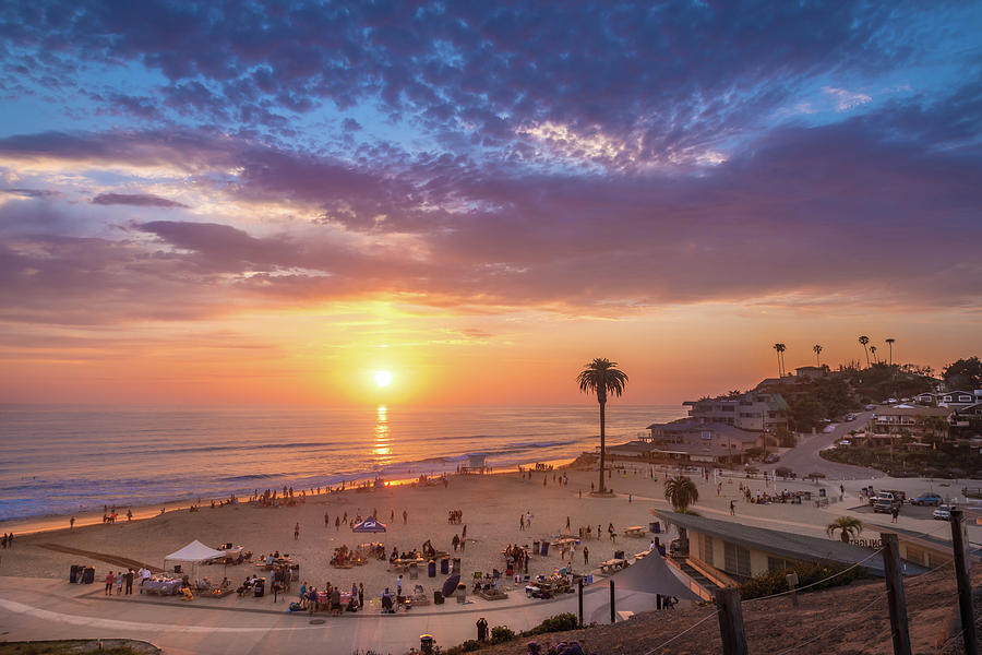 moonlight beach sunset shuwen wu