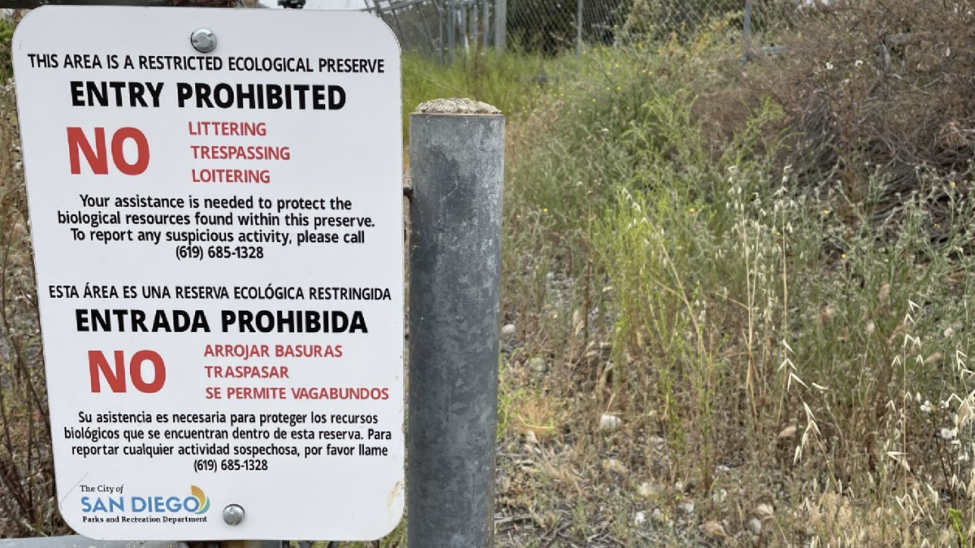 2023 07 14 preserve entry prohibited sign