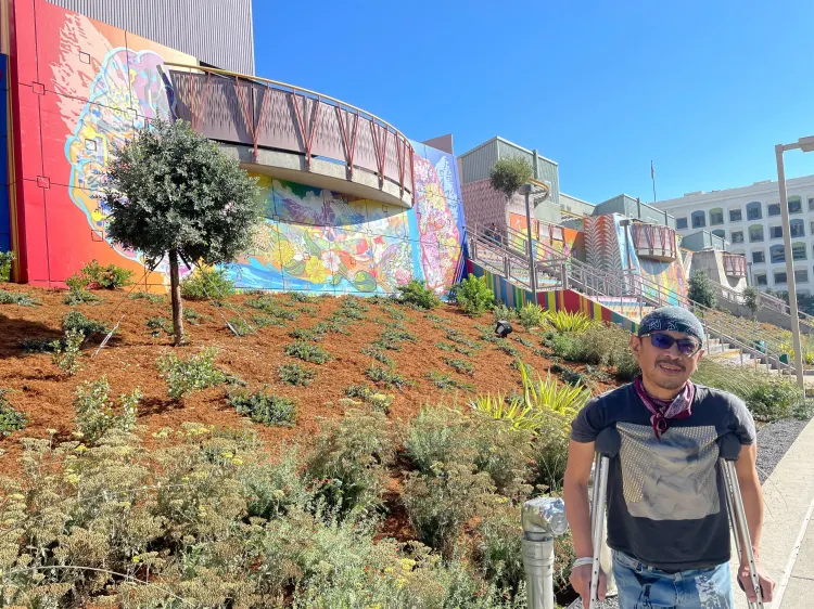 2023 11 09 Artist Mel Vera Cruz and his work Sanctorum